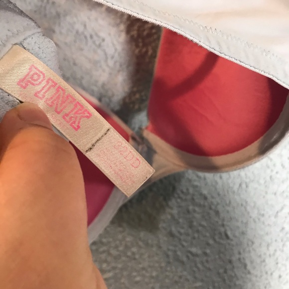 PINK Victorias Secret Push Up Bra Blue 32DD - Picture 11 of 12